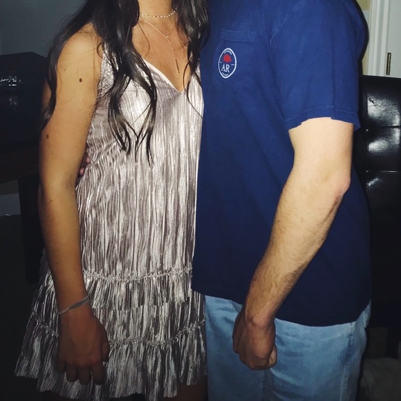 Lost + Wander Silver Mini Cocktail Dress - Picture 7 of 7